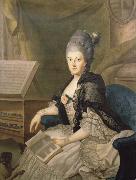 Johann Ernst Heinsius Anna Amalia,Duchess of Saxe-Weimar Sweden oil painting artist